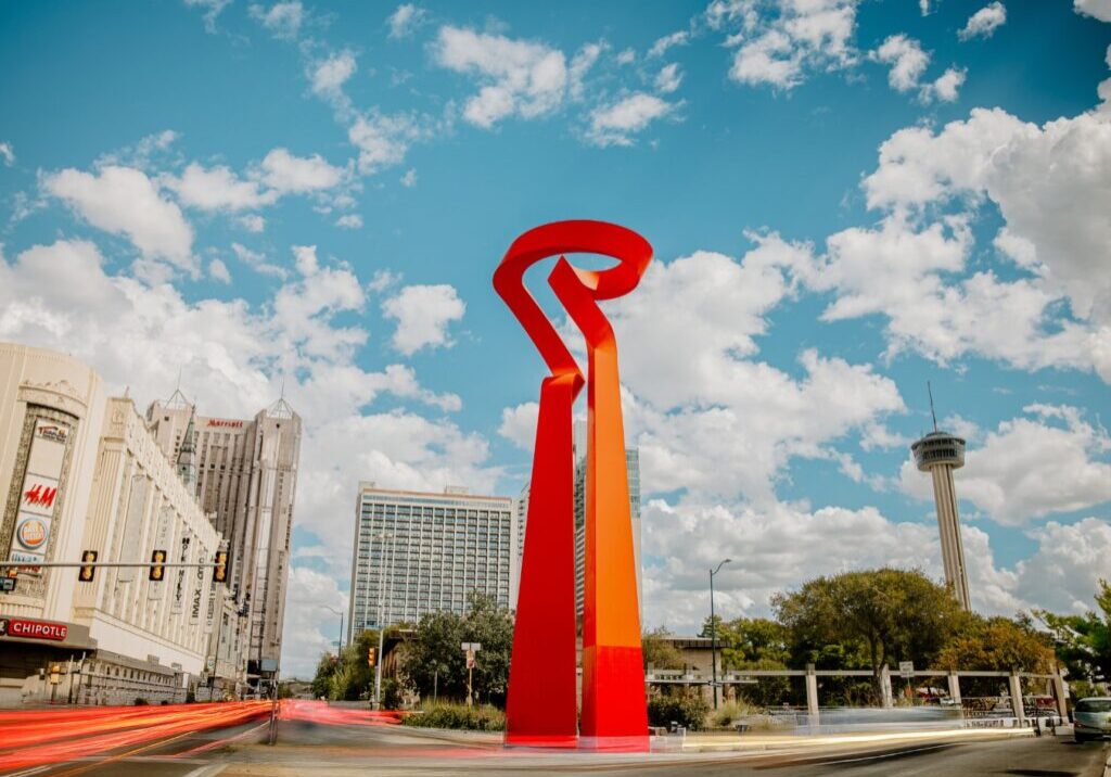 San Antonio's Friendship torch sculpture