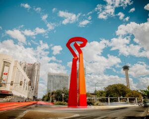 San Antonio's Friendship torch sculpture